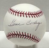 Milw. Braves GENE CONLEY (d) Signed official MLB Baseball AUTO - 1957 WS Champs