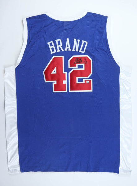 Elton Brand Signed Los Angeles Clippers Jersey (S.I) 2000 NBA Rookie of the Year