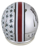 Ohio State Jack Sawyer "F*** Michigan" Signed Speed Mini Helmet W/ Case BAS Wit