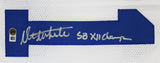 Danny White "SB XII Champs" Signed White Pro Style Jersey BAS Witnessed 2