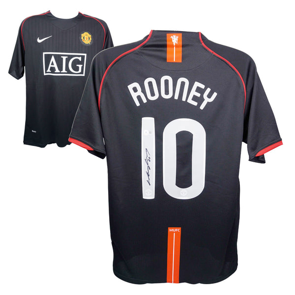 Wayne Rooney Signed Manchester United Soccer Jersey #10 with Beckett COA