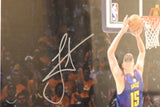 Nikola Jokic Signed 16x20 Shooting in Finals Photo Deluxe Framed Fanatics COA