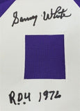 Sammy White Signed Vikings Jersey Inscribed "ROY 1976" (JSA COA) Minnesota W.R.