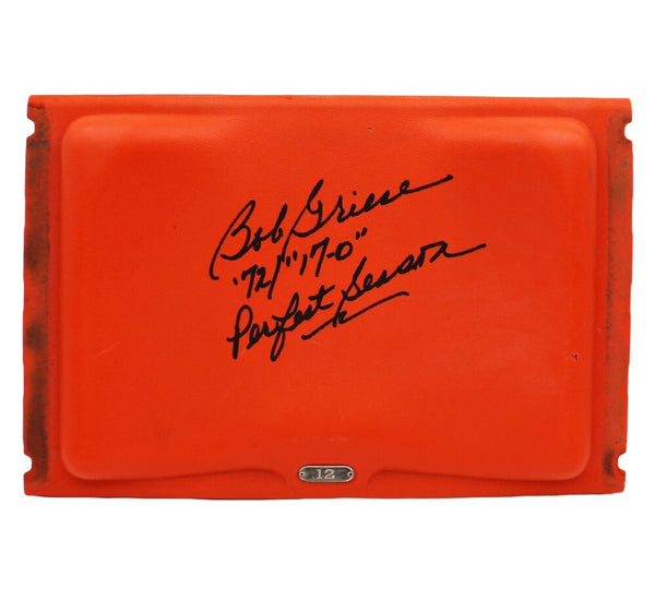 Bob Griese Signed Miami Dolphins Orange Bowl Orange #12 Stadium Seatback-72/17-0