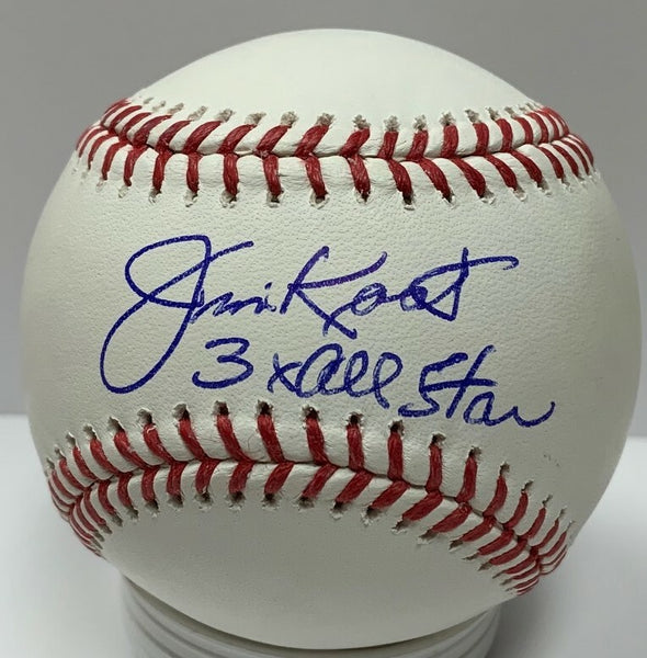 Twins Cardinals JIM KAAT Signed Official MLB Baseball AUTO w/ 3 x All Star JSA