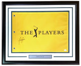 Tony Finau Signed Framed The Players Championship Golf Flag JSA