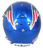 TOM BRADY Autographed "Let's Go" Authentic Patriots Chrome Helmet TRISTAR