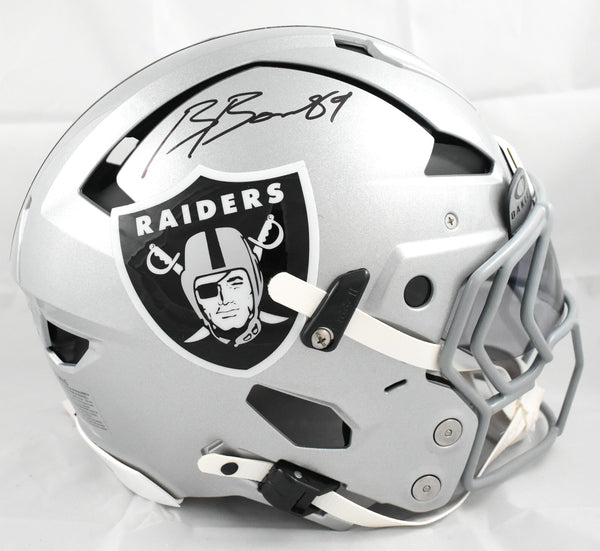 Brock Bowers Autographed Las Vegas Raiders F/S Axiom Helmet - Beckett W Holo