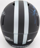 TONY DORSETT AUTOGRAPHED ECLIPSE BLACK COWBOYS FULL SIZE HELMET BECKETT 185837