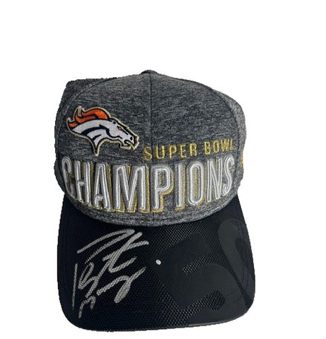 Peyton Manning Autographed Super Bowl 50 Cap -- Denver Broncos | Fanatics COA