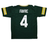 Brett Favre Signed Green Bay Custom Green Jersey With "95, 96, 97 NFL MVP" Insc