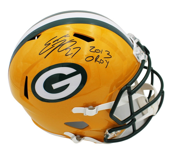 Eddie Lacy Signed Green Bay Speed Full Size NFL Helmet with "2013 OROY" Insc