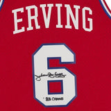 FRMD Julius Erving 76ers Signed 1982-83 Mitchell & Ness Jersey "1983 NBA Champ"