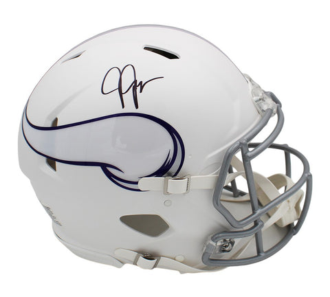 Justin Jefferson Signed Minnesota Vikings Speed Authentic Alternate NFL Helmet