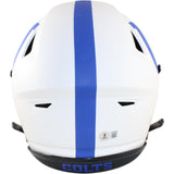 Edgerrin James Autographed Indianapolis Colts SpeedFlex Helmet Beckett 51584