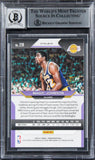 Lakers Magic Johnson Signed 2020 Panini Prizm PW #219 Card Auto 10! BAS Slabbed