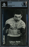 Laszlo Papp Autographed Signed 3.5x5.5 Photo Olympic Gold Beckett BAS #17857401