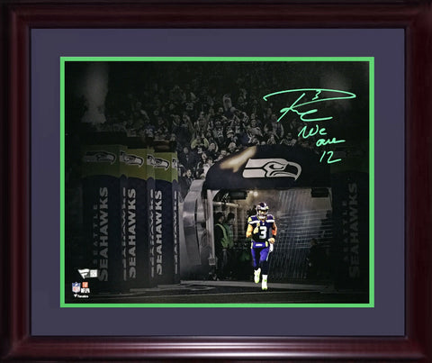 Russell Wilson signed 11x14 photo INS We are 12 framed mint autograph Fanatics