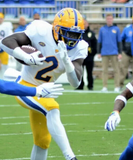 Israel Abanikanda Signed Pittsburgh Panthers Jersey (JSA COA) New York Jets R.B.