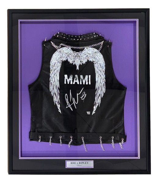 Rhea Ripley Signed Framed WWE Judgement Day Vest Fanatics