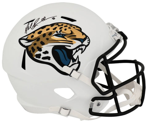 Mark Brunell Autographed Jaguars 2024 Alt. White Full Size Helmet Schwartz