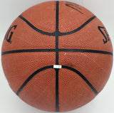 Moses Malone Autographed NBA Leather Basketball 76ers, Rockets JSA #AV29209