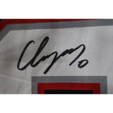 Christian Gonzalez Signed New England Patriots Blue Nike XL Jersey Beckett 50954