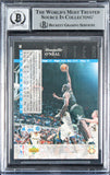 Magic Shaquille O'Neal Signed 1993 Upper Deck SE #32 Card Auto 10! BAS Slabbed