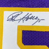Autographed/Signed Robert Horry Los Angeles LA Purple Jersey PSA COA Auto