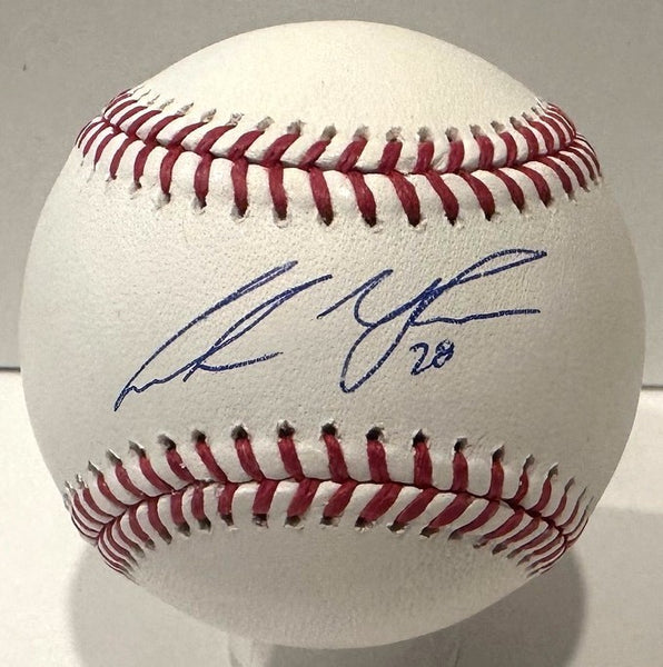 Brewers Infielder ANDREW VAUGHN Signed Official MLB Baseball AUTO - JSA