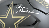 Roger Staubach Signed Cowboys F/S Salute 2025 SpeedFlex Helmet - Beckett W Holo
