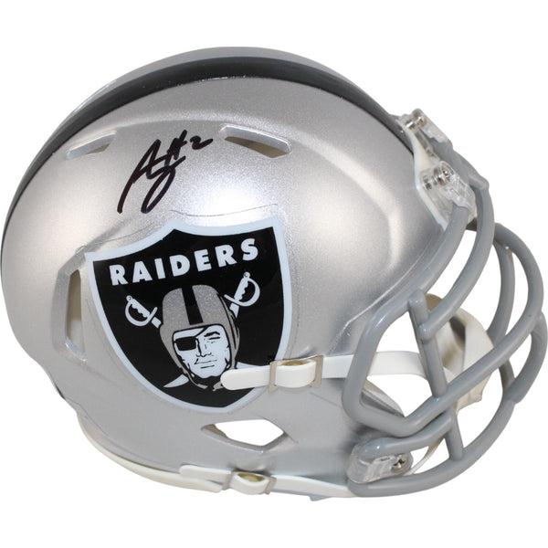 Ashton Jeanty Autographed Las Vegas Raiders Mini Helmet Beckett Witness 51010