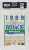Andre Rison Signed Colts 1989 Score Rookie Football Trading Card #272 - (PSA/...