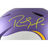 Randy Moss Autographed Minnesota Vikings Authentic Tribute Helmet Beckett 56336