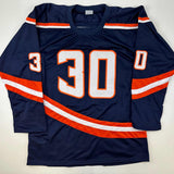 Autographed/Signed Ilya Sorokin New York Reverse Retro Hockey Jersey JSA COA