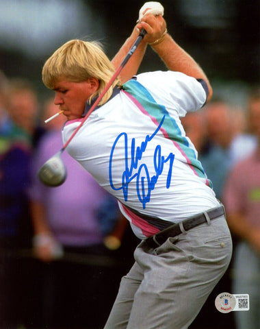 John Daly Autographed/Signed 8x10 Photo Golf Beckett 35787