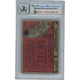 Tony Dorsett Autographed 1980 Topps #330 10 Grade Slabbed Card Beckett 50013