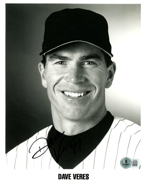Dave Veres Autographed/Signed Colorado Rockies 8x10 Photo Beckett 57679