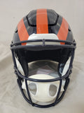 BRIAN URLACHER "HOF 18" SIGNED CHICAGO BEARS TRIBUTE SPEEDFLEX HELMET BECKETT QR