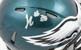 Jihaad Campbell Signed Philadelphia Eagles Speed Mini Helmet - Beckett W Holo