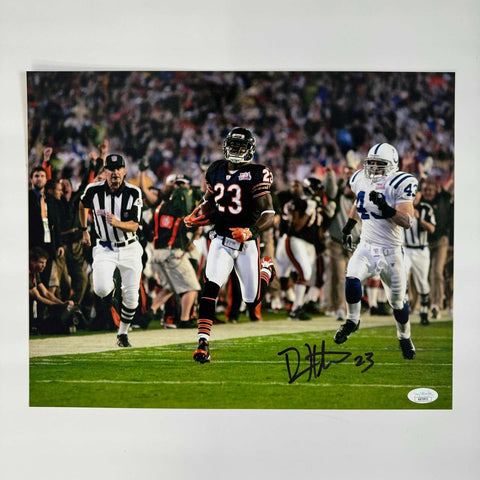 Autographed/Signed Devin Hester Chicago Bears 11x14 Football Photo JSA COA #2