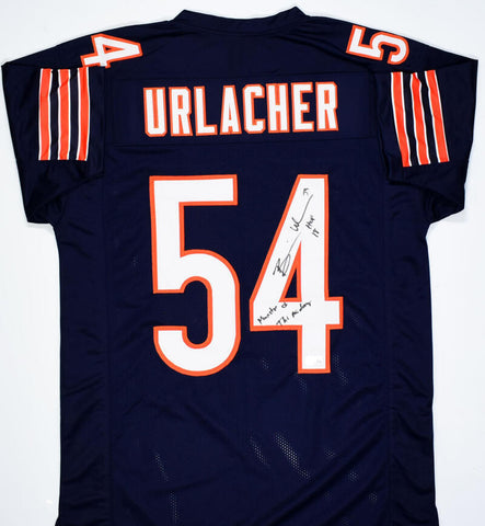 Brian Urlacher Signed Blue Pro Style Jersey w/HOF Monster of Midway-BeckettWHolo