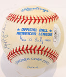 Rex Hudler Autographed Official American Leauge Baseball JSA COA