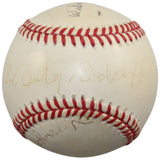 Double Duty Radclif Wilmer Fields +Johnson Signed Negro League NL Ball JSA 55948