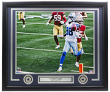 CeeDee Lamb Signed Framed 16x20 Dallas Cowboys Touchdown Photo Fanatics