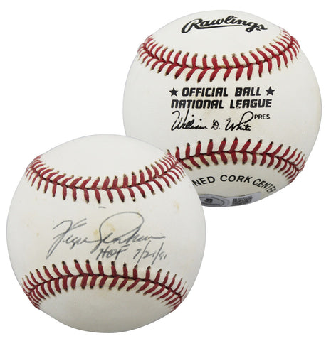 Cubs Fergie Jenkins "HOF 7/21/81" Signed William White ONL Baseball BAS #BU64230