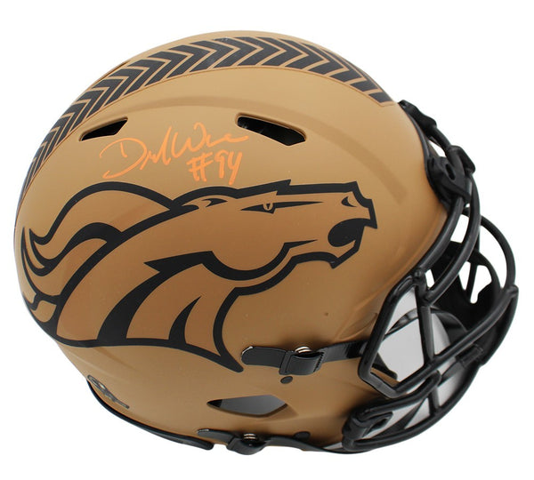 DeMarcus Ware Signed Denver Broncos Speed Authentic STS 2 NFL Helmet