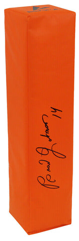 Brad Johnson (BUCCANEERS) Signed BSN Orange Endzone Pylon - (SCHWARTZ COA)