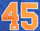 Jericho Sims Signed New York Knicks Jersey (JSA COA) 2019 NIT Champion Longhorns