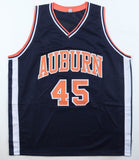 Chuck Person Signed Auburn Tigers Jersey (PSA) 4th Overall Pick 1986 NBA Draft
